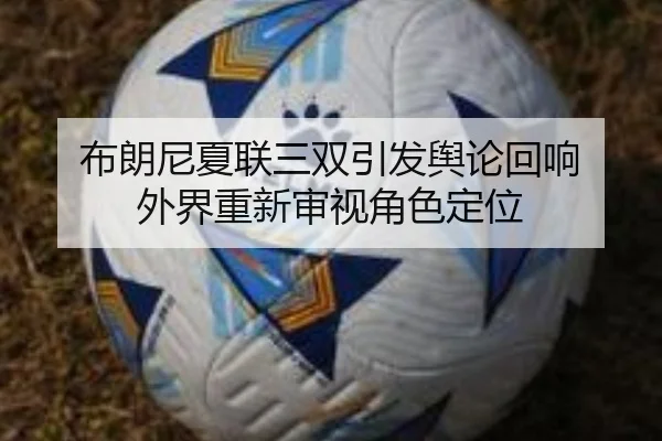 布朗尼夏联三双引发舆论回响 外界重新审视角色定位